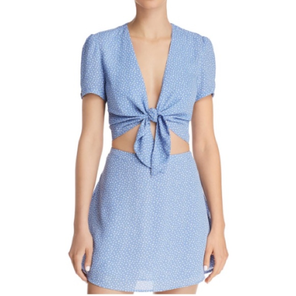 olivaceous polka dot set